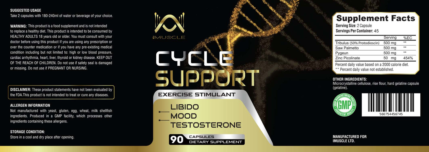 iMuscle Cycle Support 90 Cápsulas